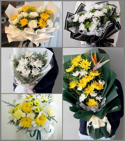 湖南永州祁阳县龚家坪镇古木堰村白事花束代送